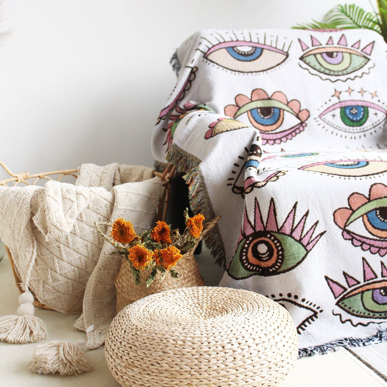 All Eyes on Me Throw Blanket