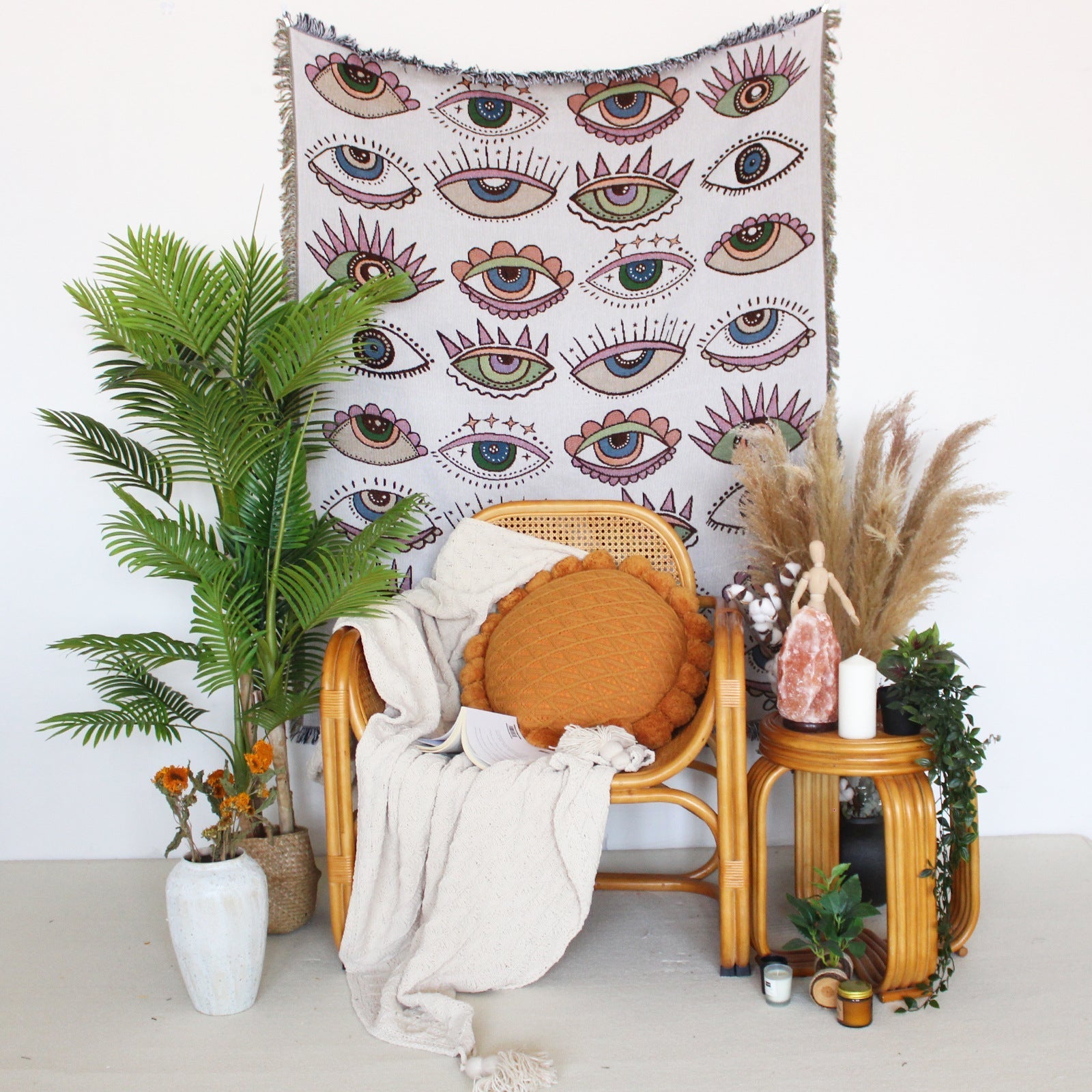 All Eyes on Me Throw Blanket