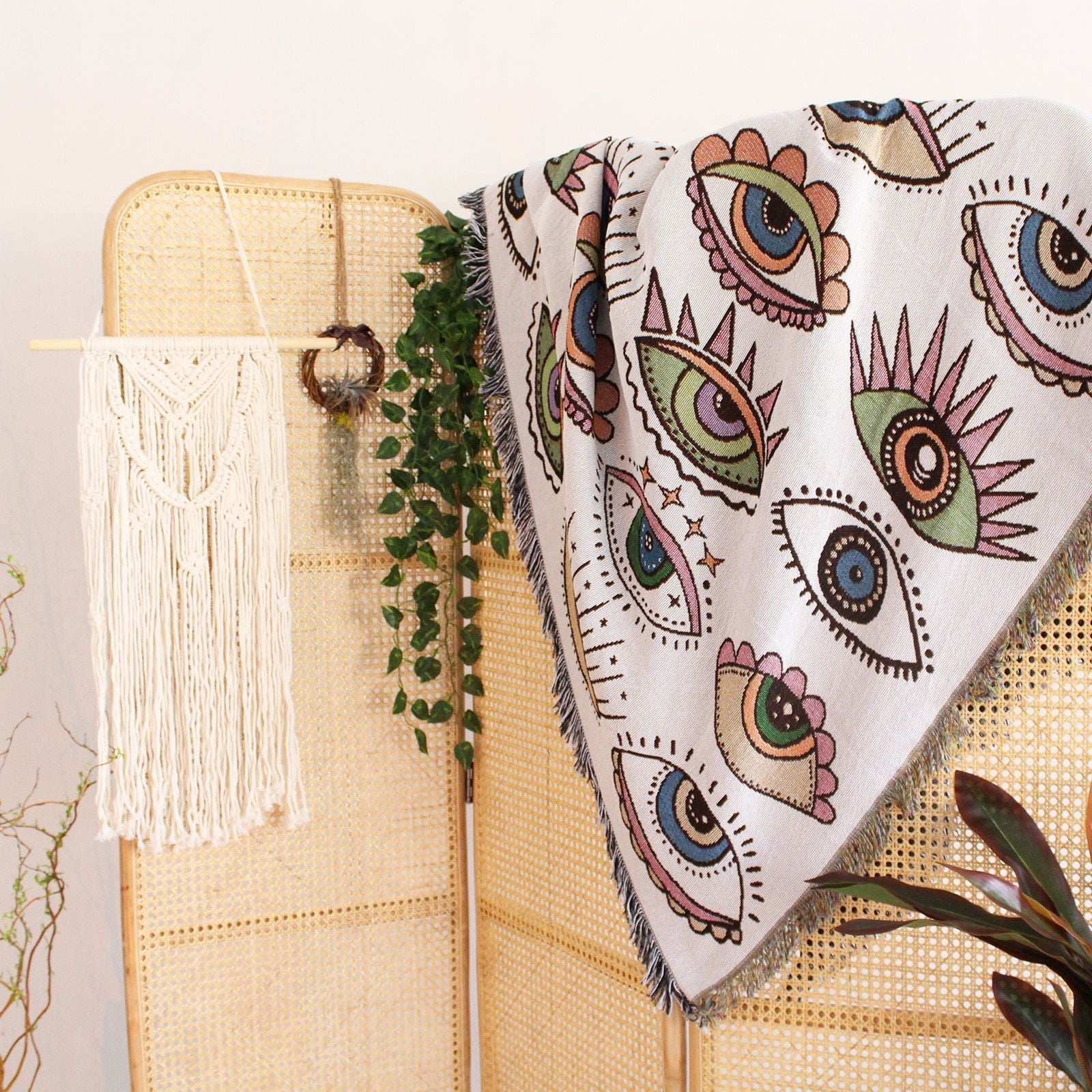 All Eyes on Me Throw Blanket