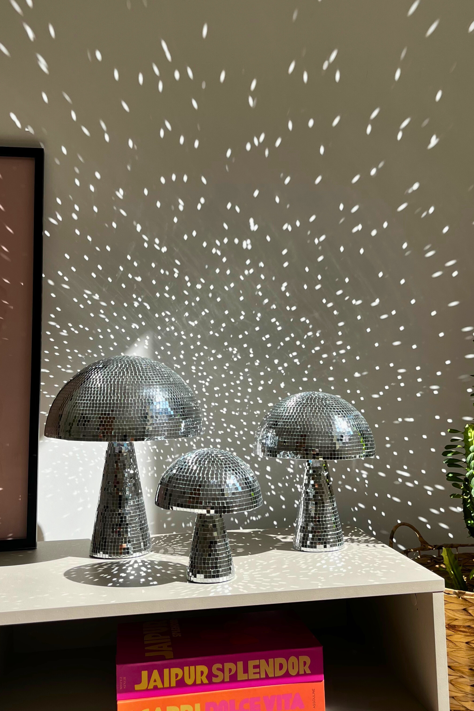 Disco Mushroom Decor