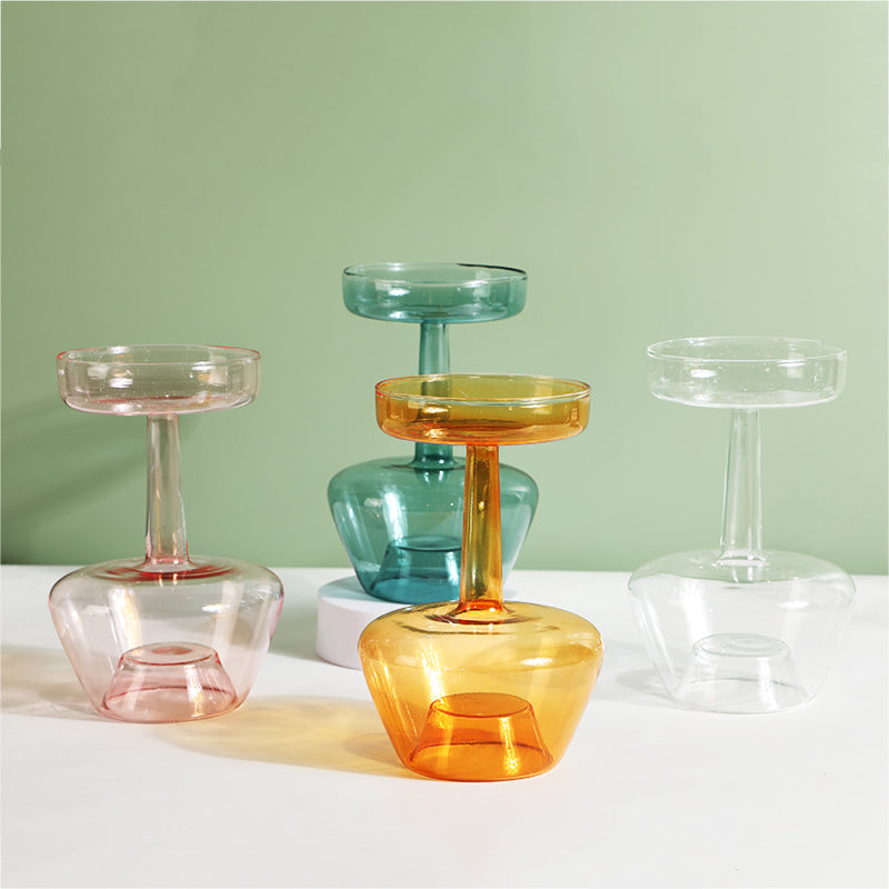 Cup Glass Candle Holder and Vase