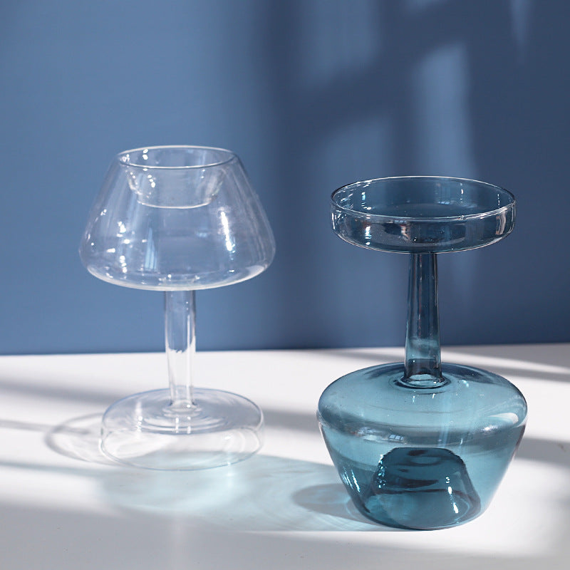 Cup Glass Candle Holder and Vase