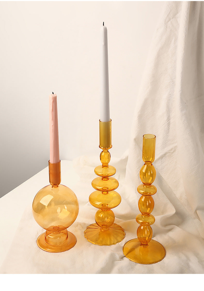 Ball Glass Candle Holder