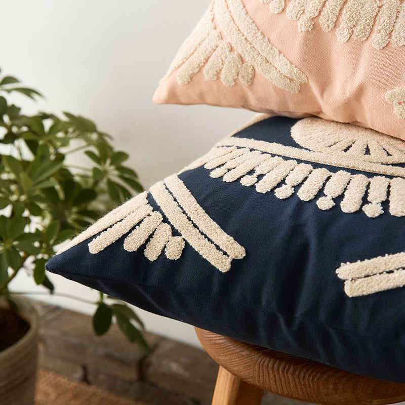 Eye Embroidered Cushion Cover