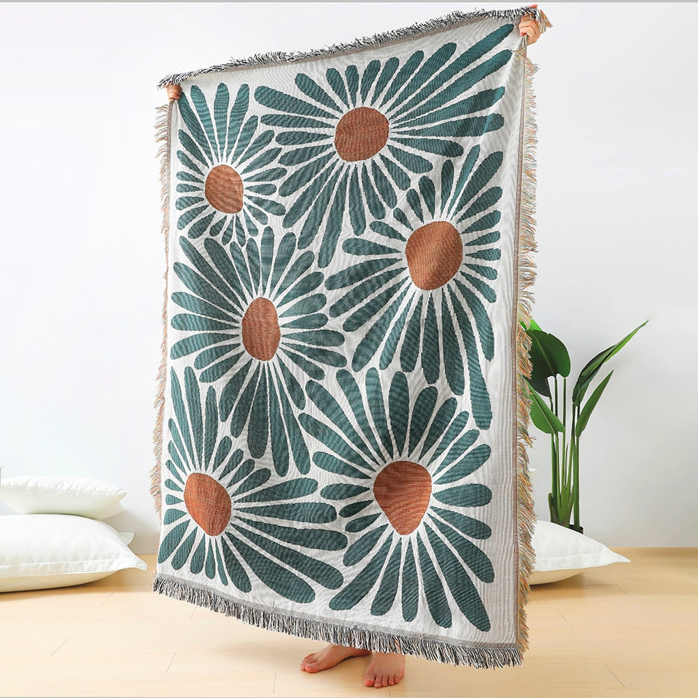 Fleurs Throw Blanket