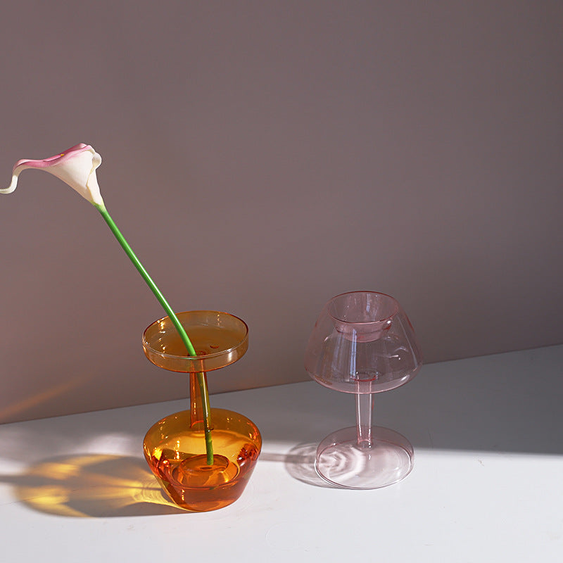 Cup Glass Candle Holder and Vase