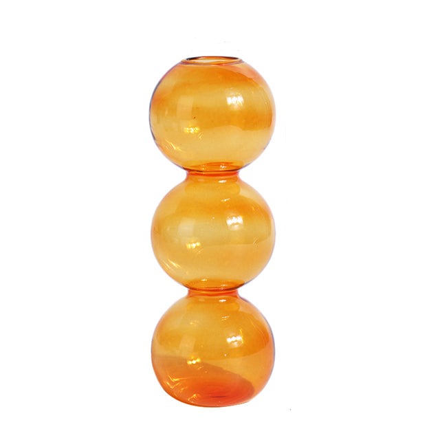 Bubble Glass Candle Holder and Vase