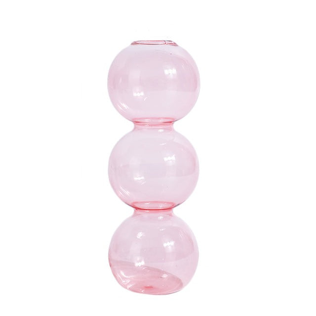 Bubble Glass Candle Holder and Vase