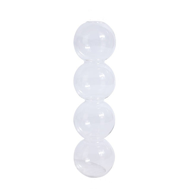 Bubble Glass Candle Holder and Vase