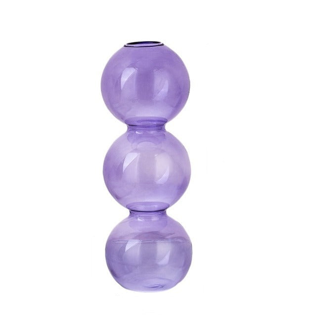 Bubble Glass Candle Holder and Vase