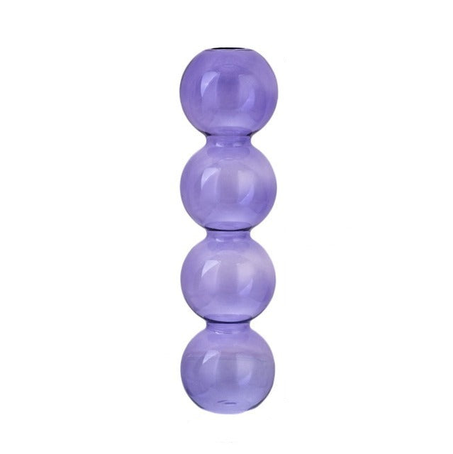 Bubble Glass Candle Holder and Vase