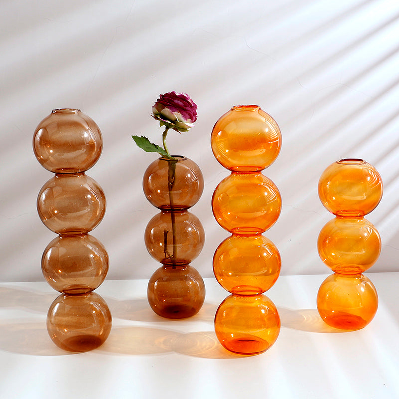 Bubble Glass Candle Holder and Vase