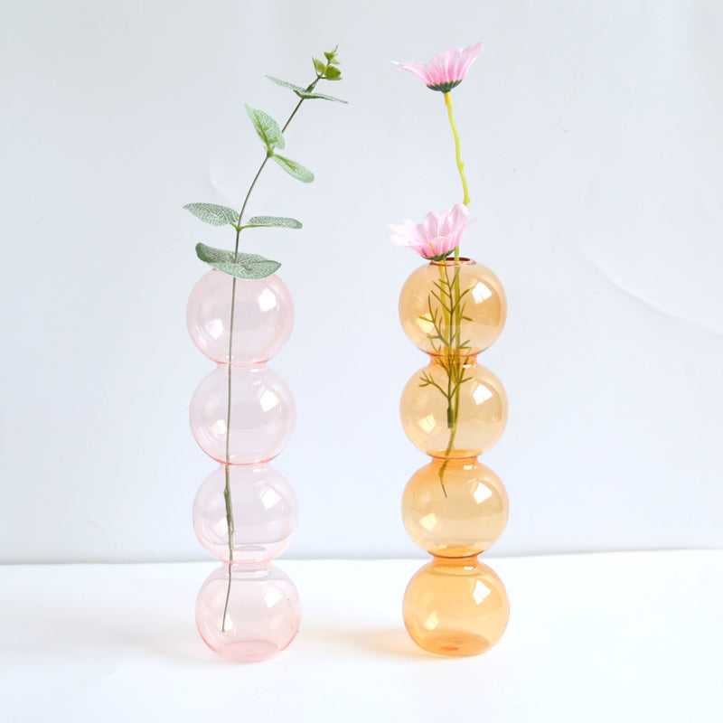 Bubble Glass Candle Holder and Vase