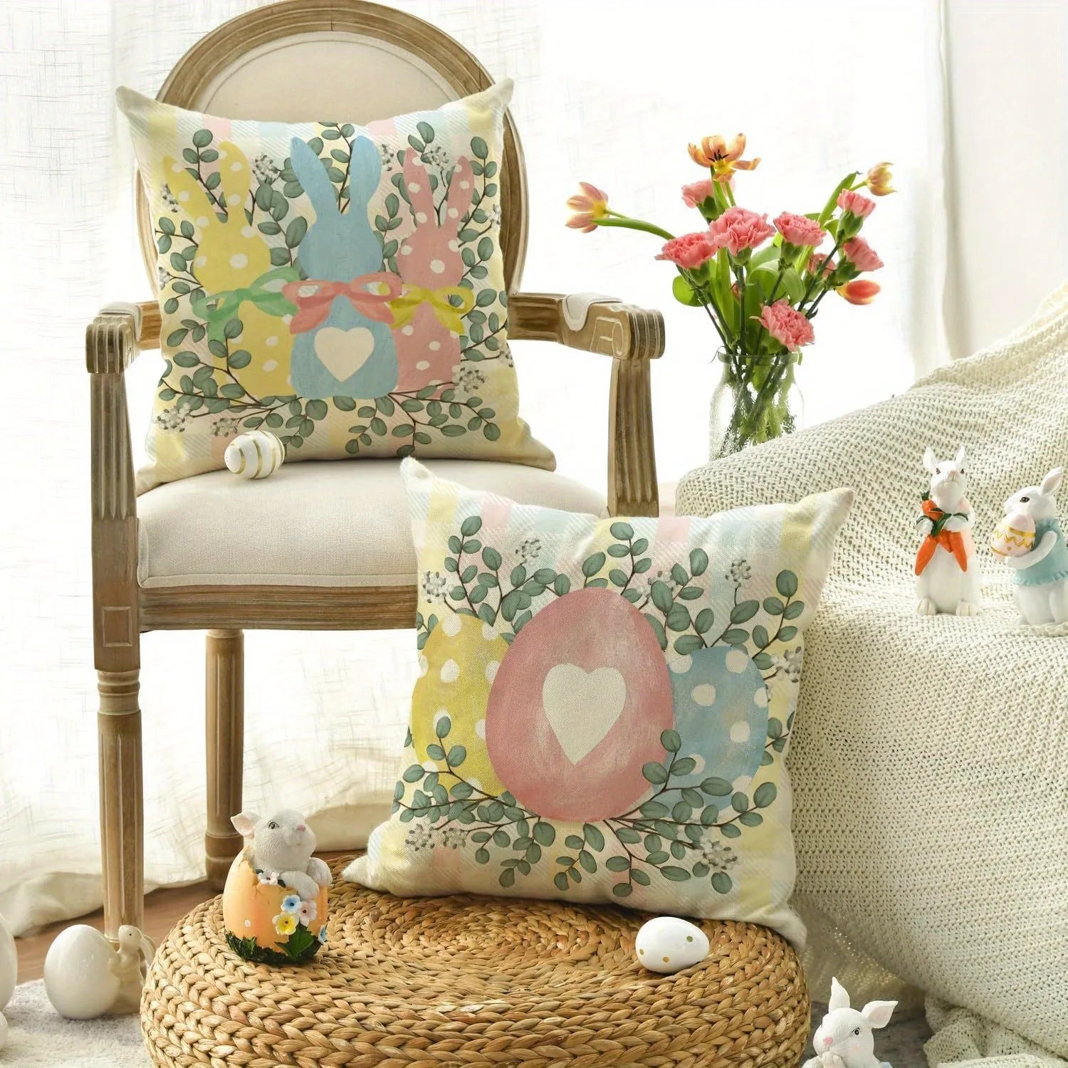 Spring Easter Cushion Cover