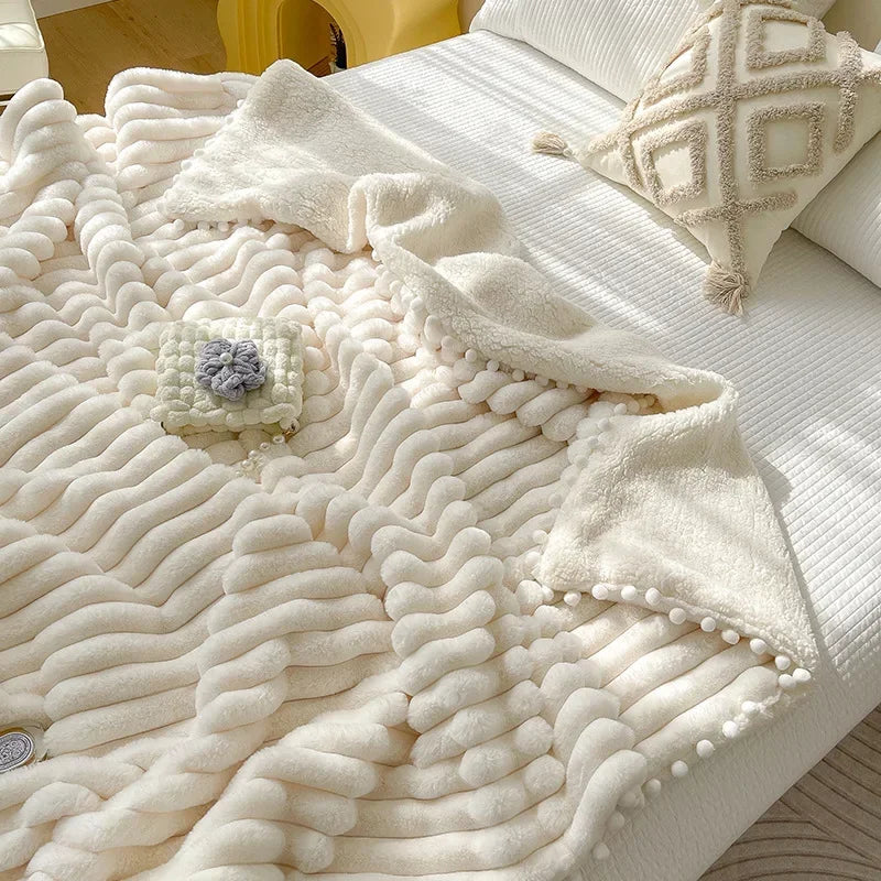 Marshmallow Sherpa Blanket