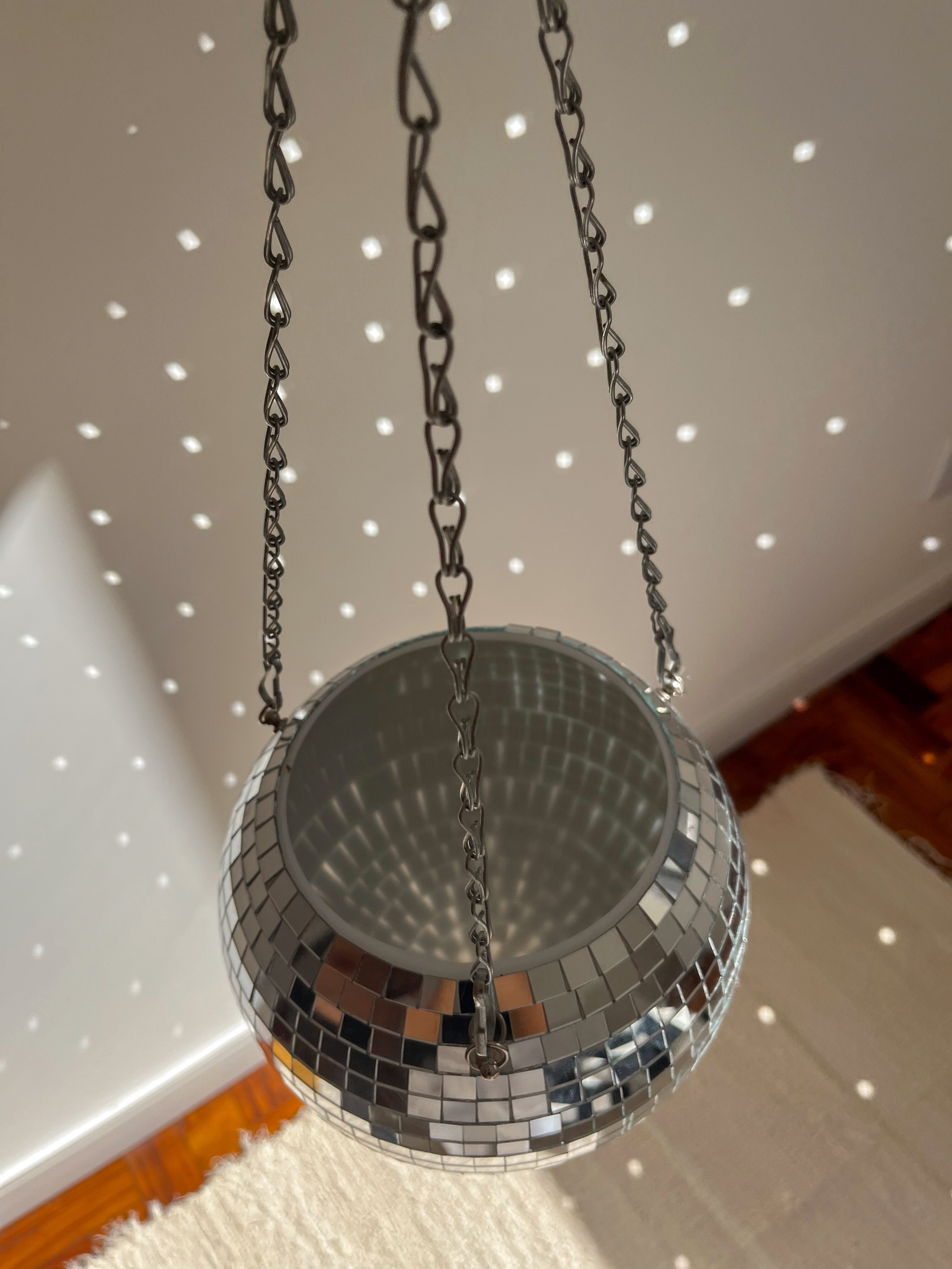 Disco Ball Hanging Cachepot