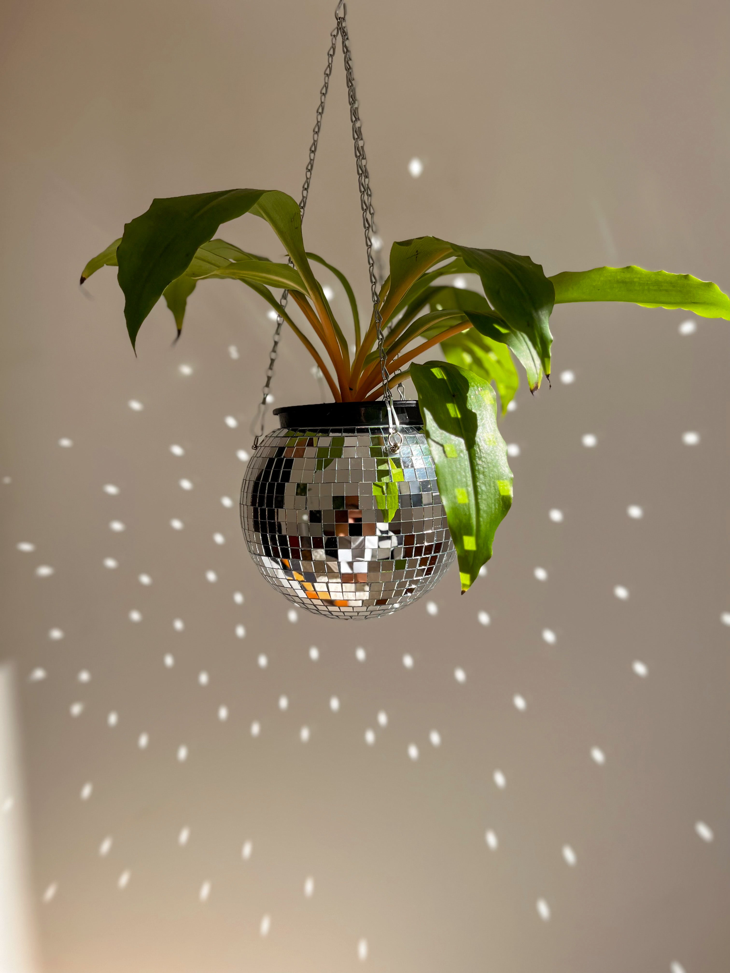 Disco Ball Hanging Cachepot