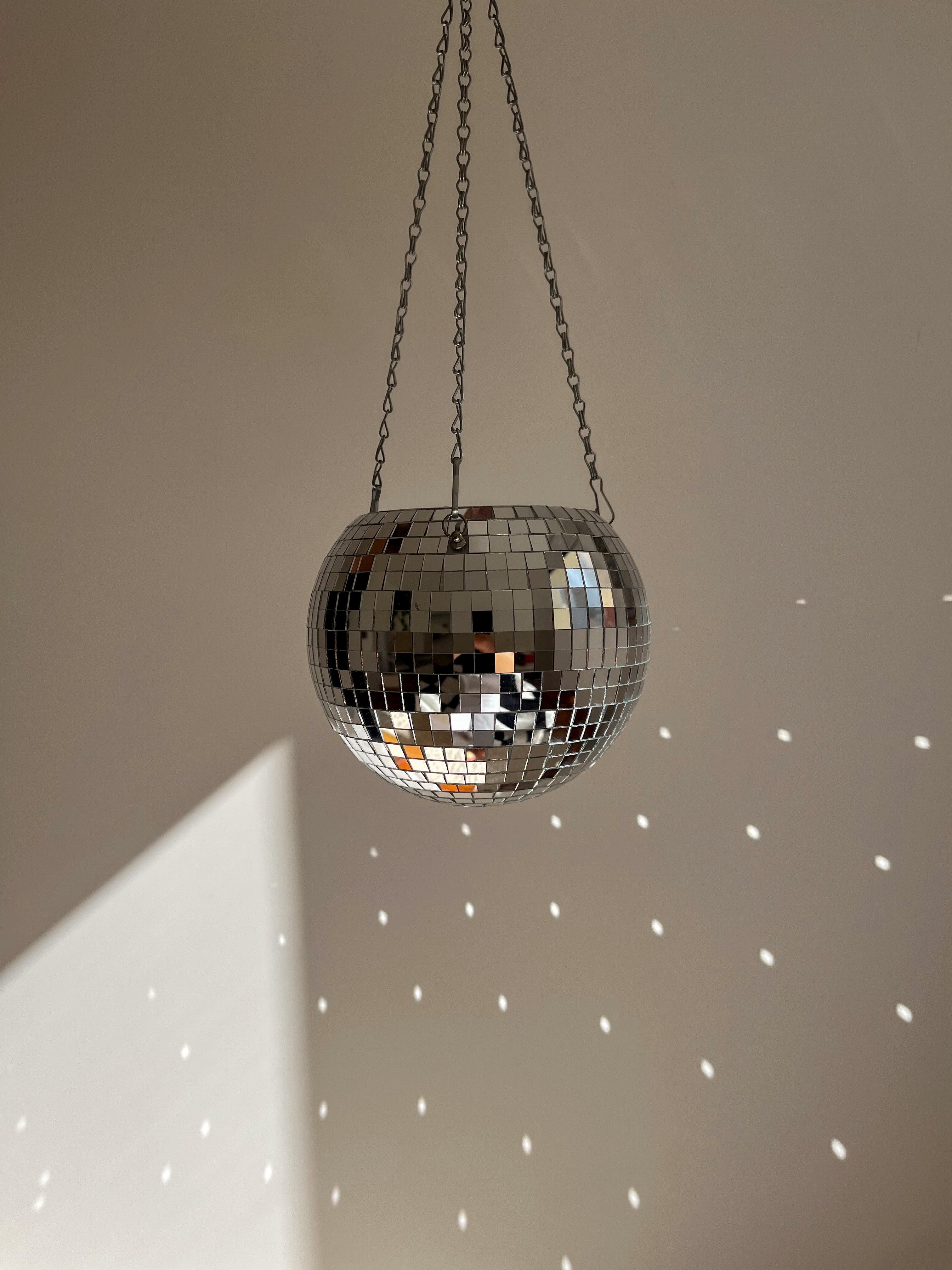 Disco Ball Hanging Cachepot