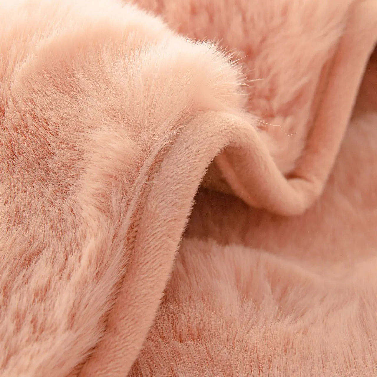 Waffle Faux Fur Sofa Cover