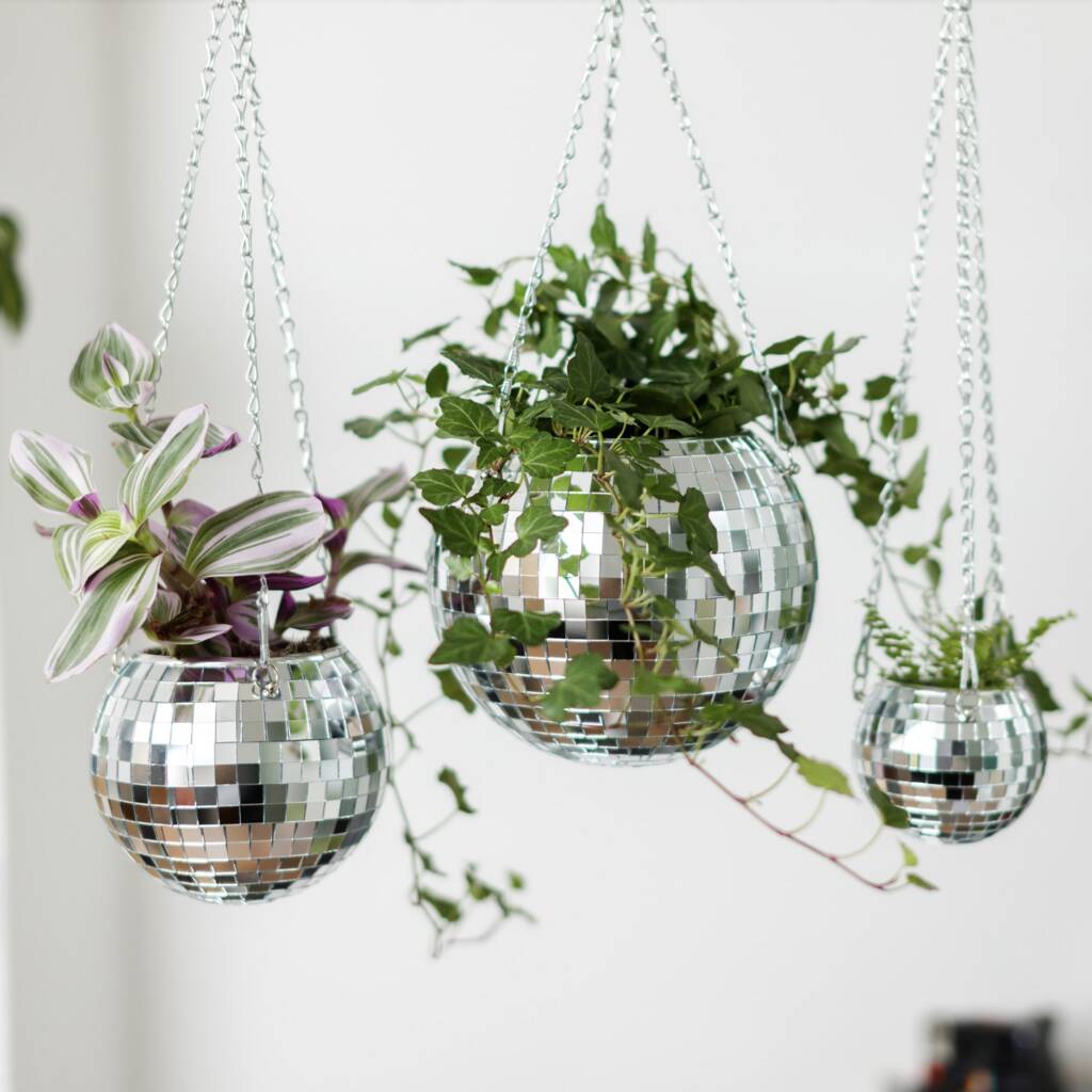 Disco Ball Hanging Cachepot